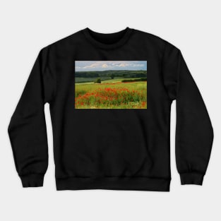 Red Poppies Crewneck Sweatshirt